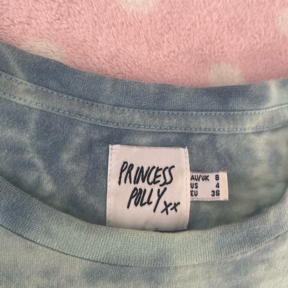 Princess Polly Green Tie-Dye Aspen Tee - Picture 2 of 3